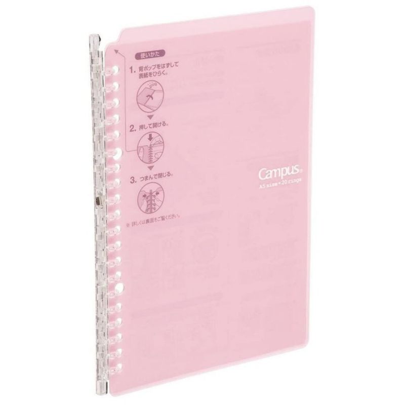 Carpeta de Anillas KOKUYO B5 Rosa Claro 25 Hojas