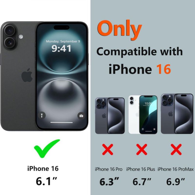 Funda Comboproof para iPhone 16 de 6.1" impermeable IP68