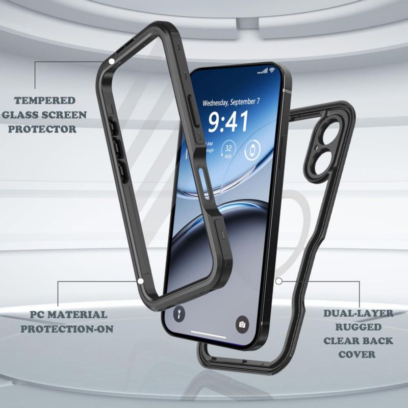 Funda Comboproof para iPhone 16 de 6.1" impermeable IP68