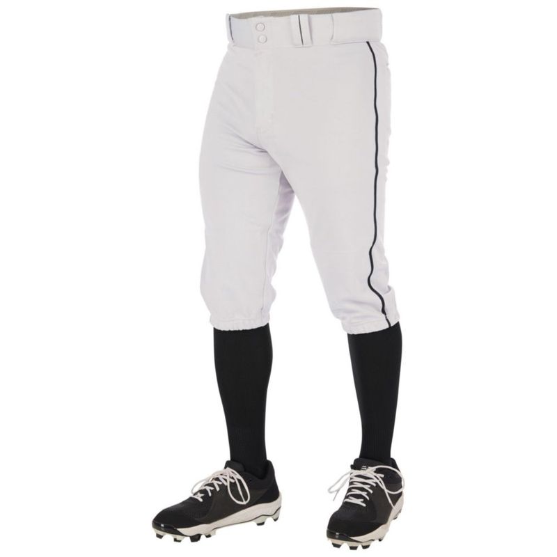 Pantalones tipo knickers de béisbol CHAMPRO Juvenil X‑Small blanco/negro