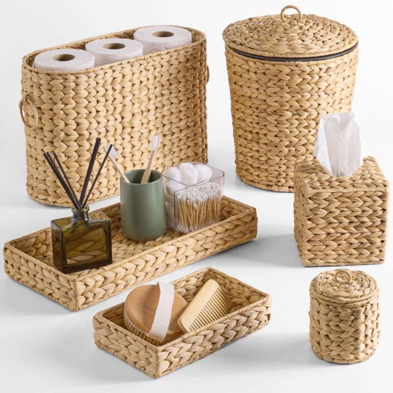 Juego de accesorios de baño Best Choice Products 27x17x41 cm Natural
