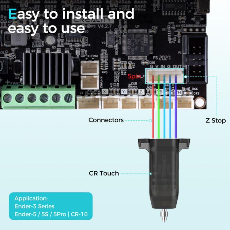 Kit de Nivelación Automática de Cama Creality CR Touch para Ender 3/10