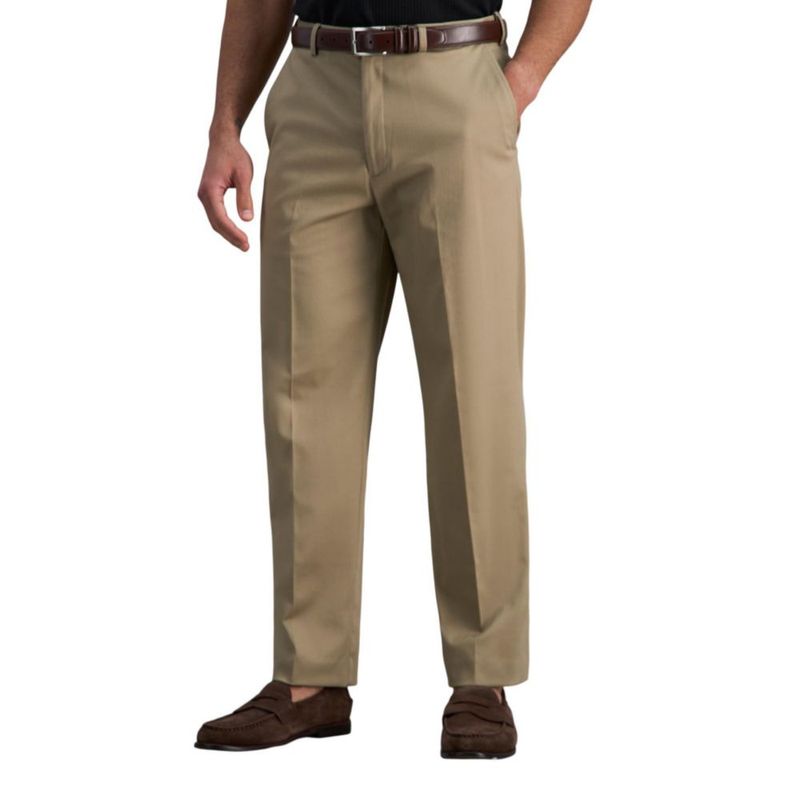 Pantalones Haggar para Hombre Corte Clásico Sin Planchar Caqui