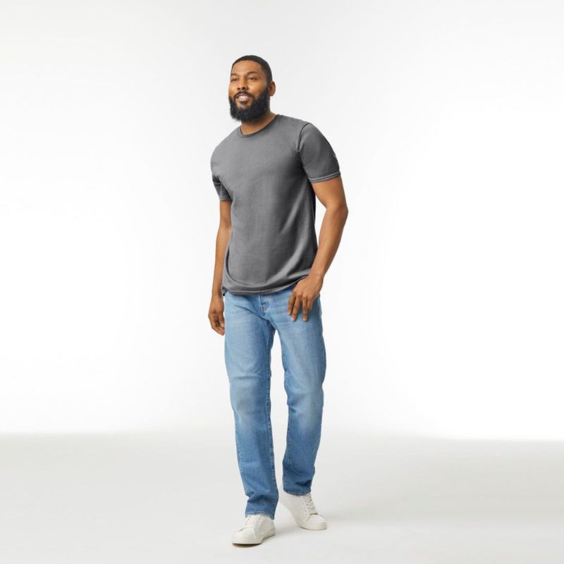 Camiseta Gildan G64000 Paquete de 2 Color Carbón Talla 3XL