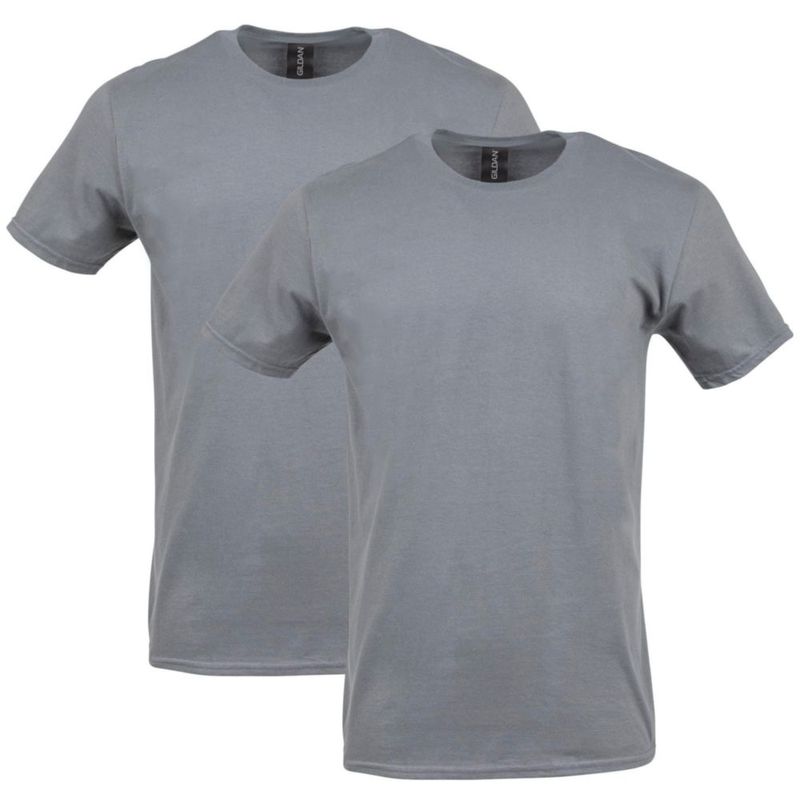 Camiseta Gildan G64000 Paquete de 2 Color Carbón Talla 3XL