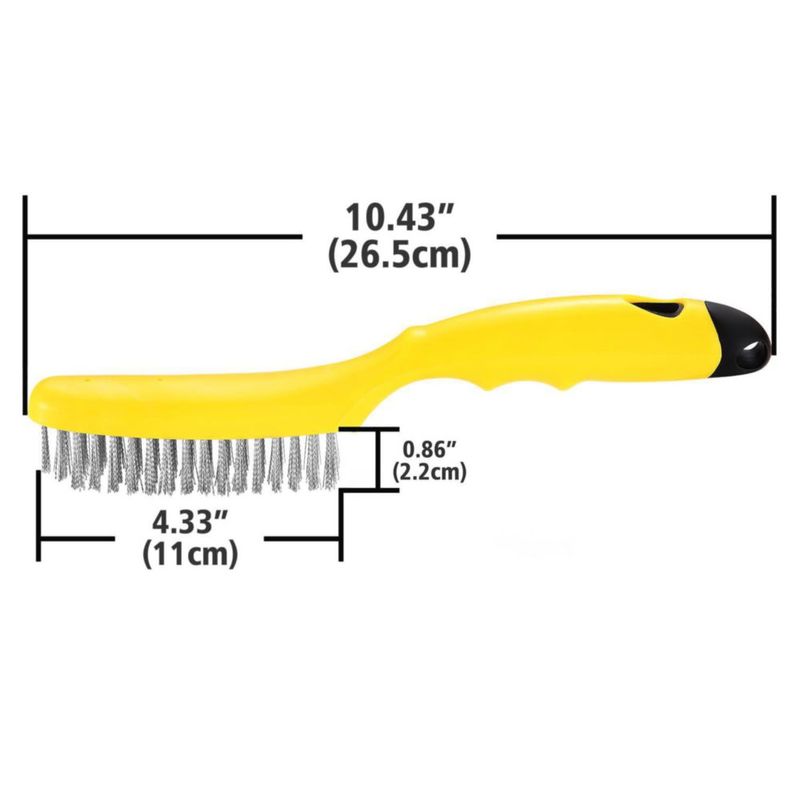 Cepillo de alambre Chanharm 26 cm Acero inoxidable – Pack de 2