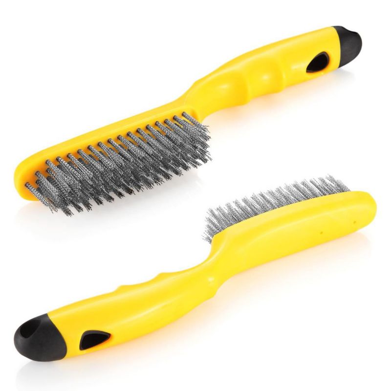 Cepillo de alambre Chanharm 26 cm Acero inoxidable – Pack de 2