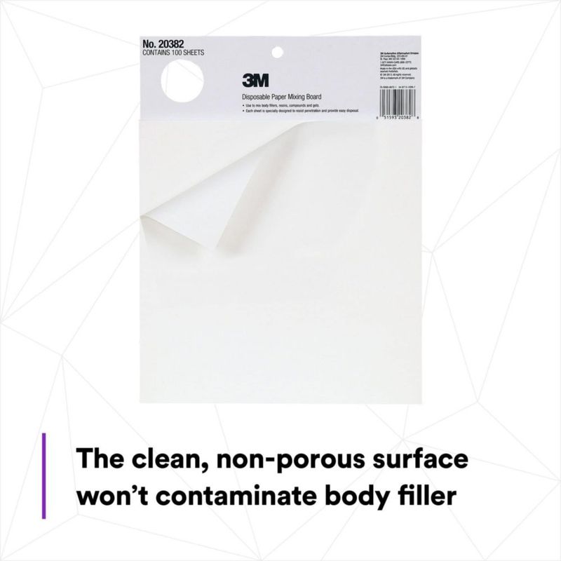 Tablero de Mezcla de Papel Descartable 3M 25 cm × 33 cm 100 Hojas