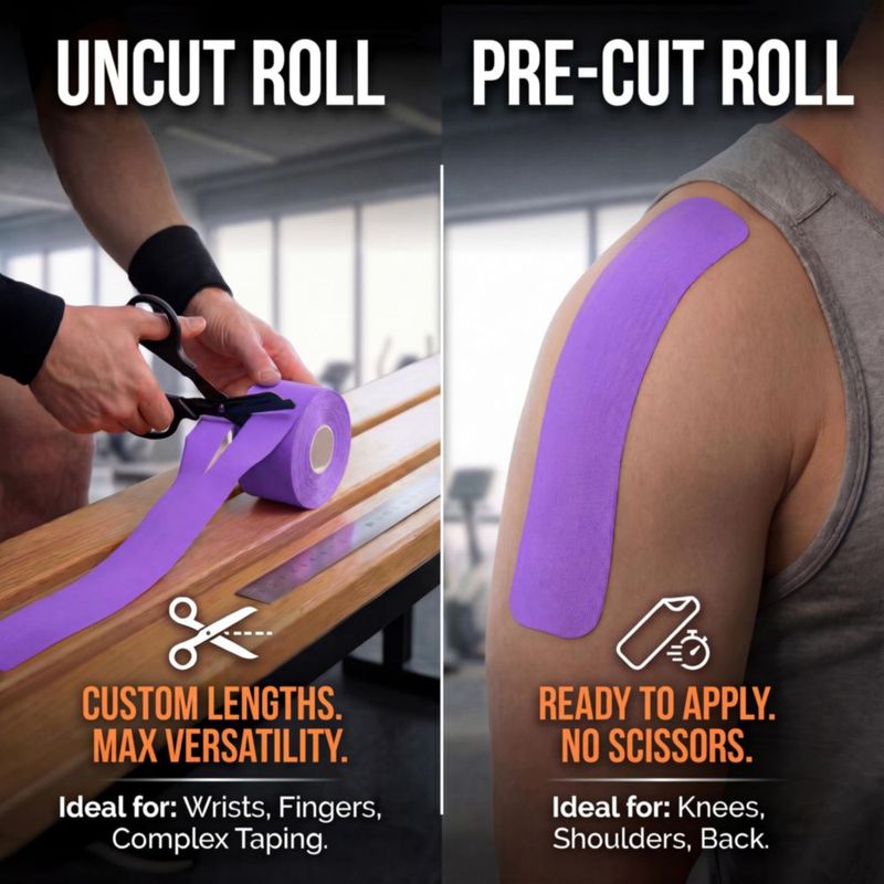 Cinta de Kinesiología WINIOM 5 cm x 98 m Impermeable Índigo