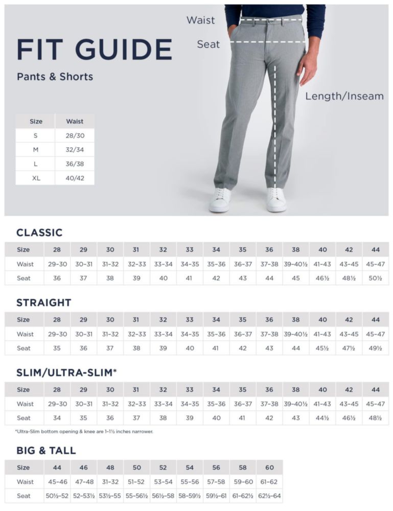 PANTALONES Haggar Corte Clásico Sin Planchar Caqui