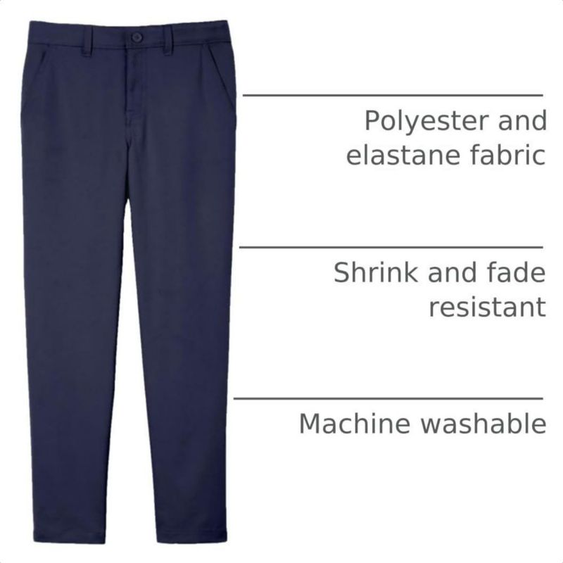 Pantalones French Toast para Niños Corte Entallado Talla 6 Azul Marino