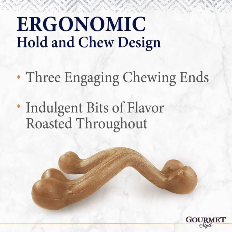 Nylabone Hueso de Masticar Wishbone Sabor Pollo - Tamaño Grande