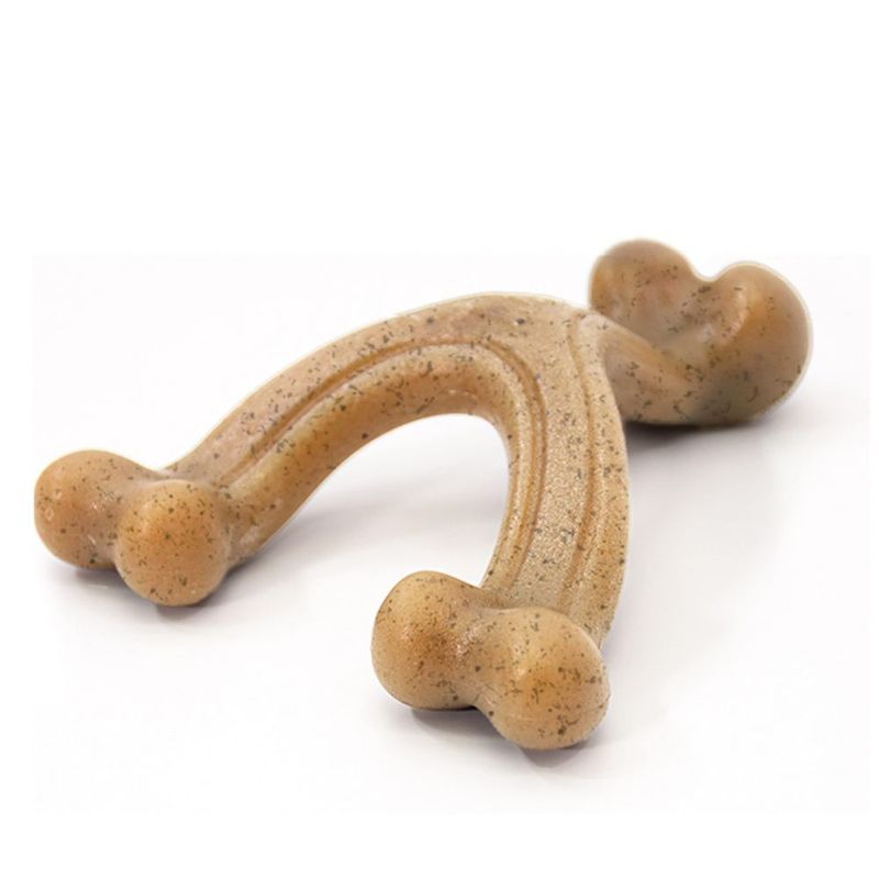 Nylabone Hueso de Masticar Wishbone Sabor Pollo - Tamaño Grande