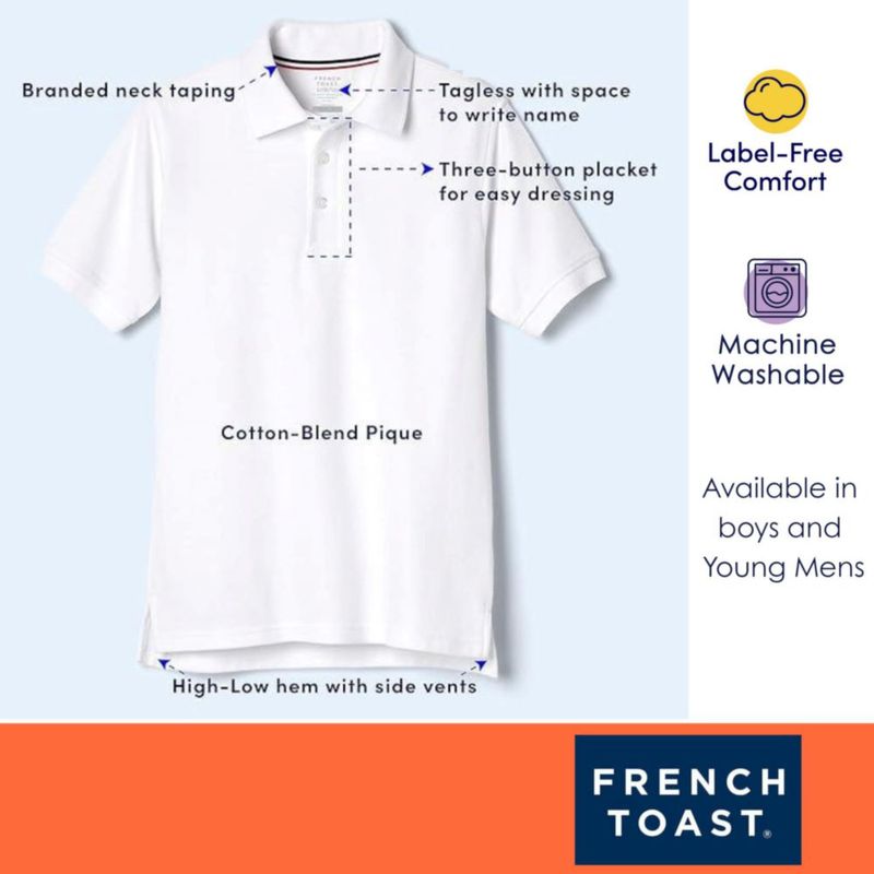 Polo Infantil French Toast 1012H Azul Marino