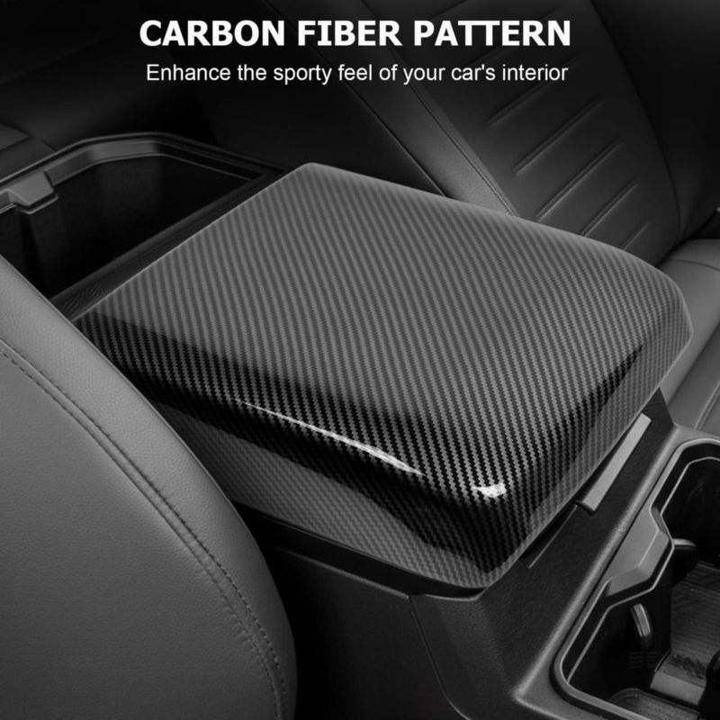 Cobertura de reposabrazos frani Tacoma/4Runner 24‑27 de fibra de carbono