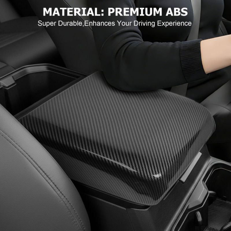 Cobertura de reposabrazos frani Tacoma/4Runner 24‑27 de fibra de carbono