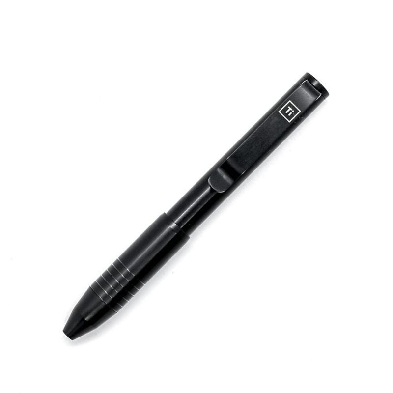 Bolígrafo BIG IDEA DESIGN Ti Pocket Pro Titanio Negro