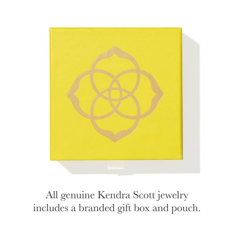 Collar Kendra Scott Elisa 15" con citrino bañado en oro