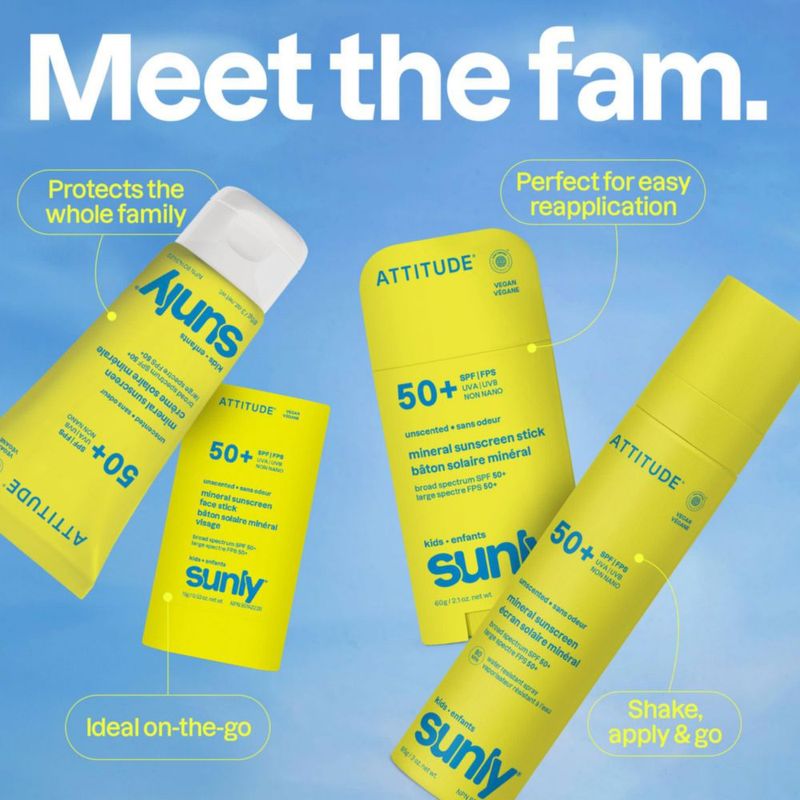 Protector solar en spray BIO SPECTRA ATTITUDE 85 g SPF 50 sin fragancia