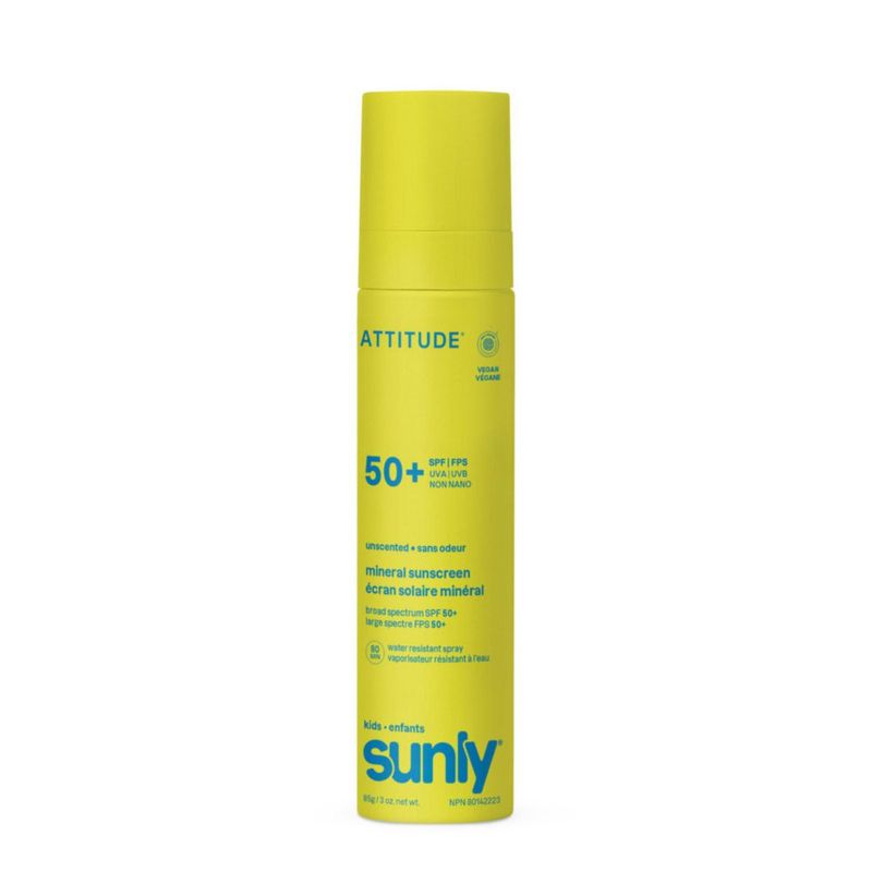 Protector solar en spray BIO SPECTRA ATTITUDE 85 g SPF 50 sin fragancia