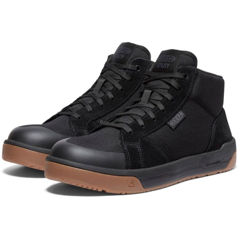 Zapatos KEEN Utility Kenton Mid Negro/Gum 10 D (M)