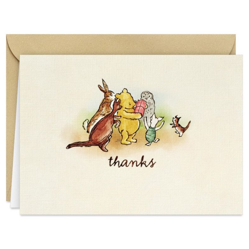 Tarjetas de agradecimiento Hallmark 20 unidades Winnie the Pooh