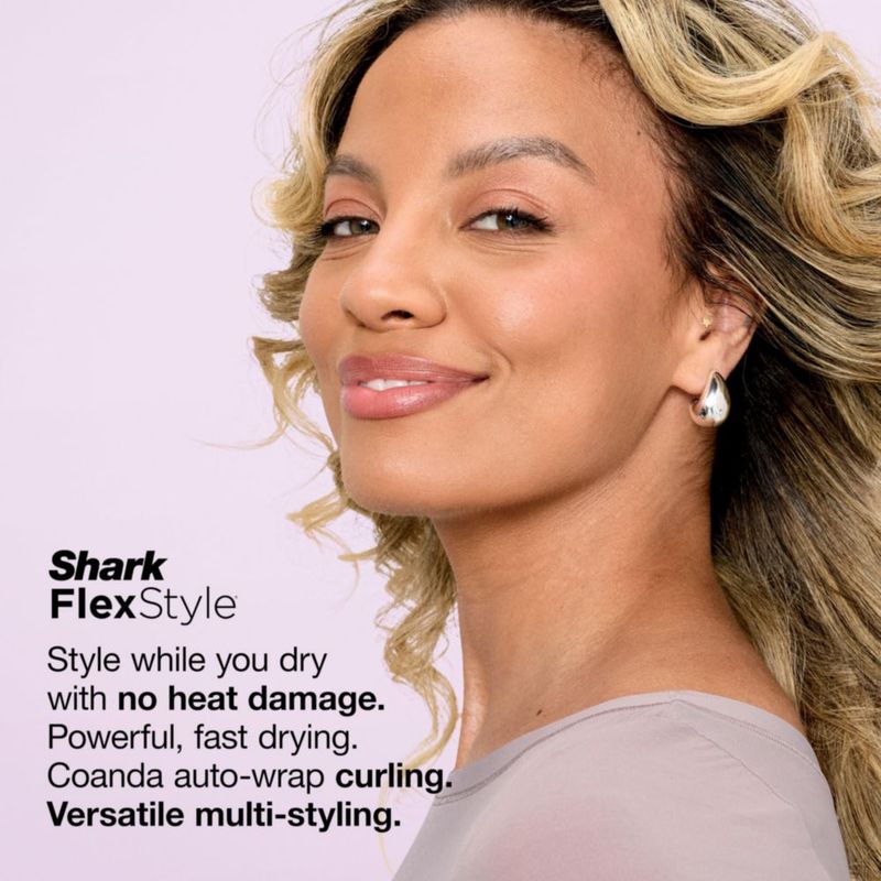 Estilizador de cabello Shark HD430 0.68 kg 2×3.2 cm Rulos y 2 cepillos