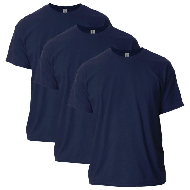 CAMISETA Gildan G2000 Azul Marino 3 Unidades Talla S