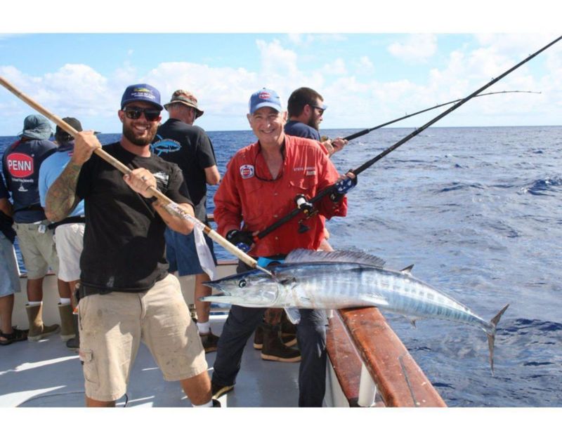 Carrete de pesca PENN Fathom 30LD2 negro con detalles dorados