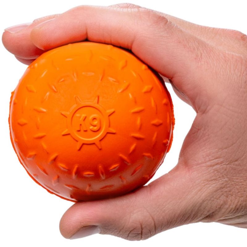 Pelota para Perro Monster K9 7 cm Indestructible Naranja