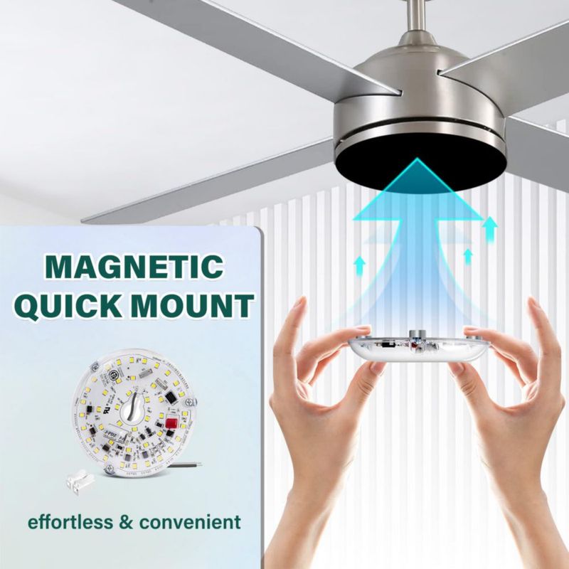 Lámpara LED para Ventilador de Techo Lamptobe 10 cm 15 W Regulable (Juego de 2)