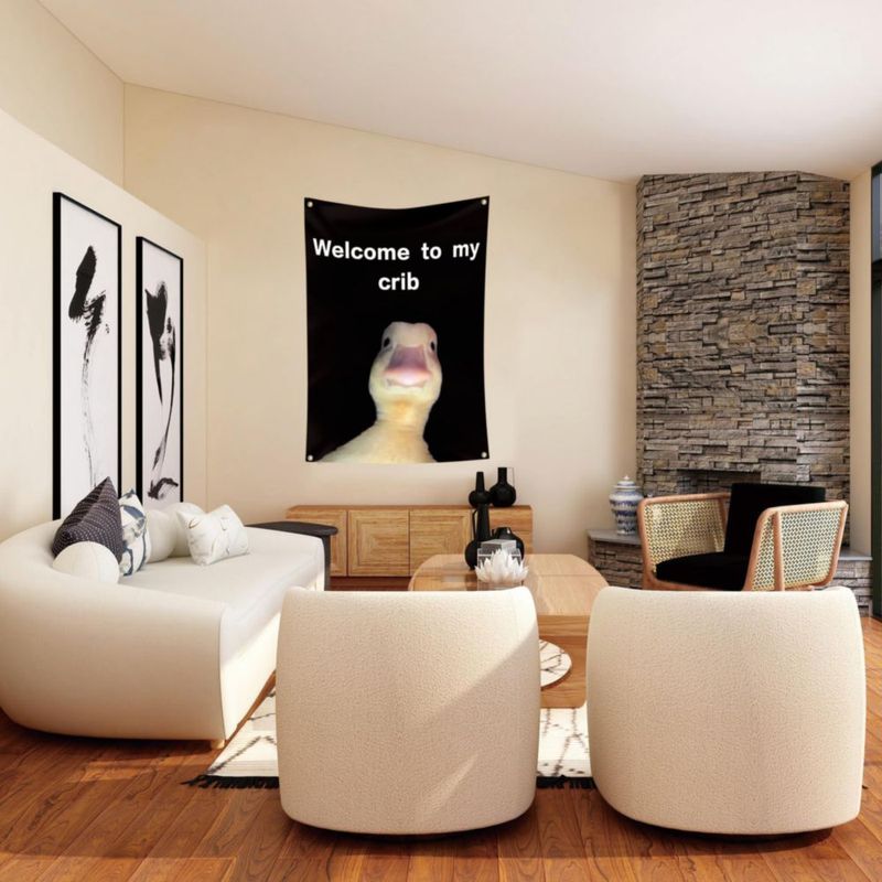 Bandera neVka 60x90 cm Divertida con Ojal de Latón