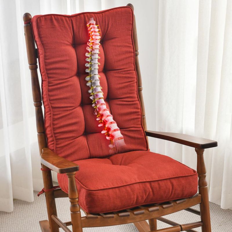 Almohada SUNROX 71 cm x 46 cm Burdeos Juego de 2 piezas