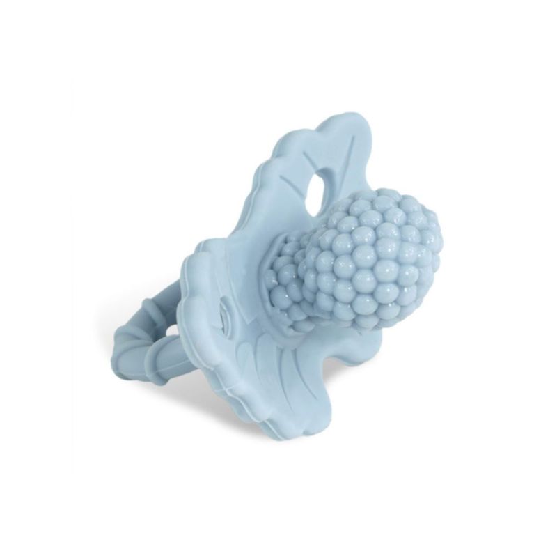 Mordedor de silicona RAZBABY sin BPA color azul claro