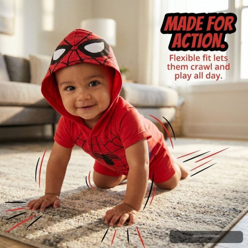 Enterizo de cosplay Marvel Spider-Man 2T para niños