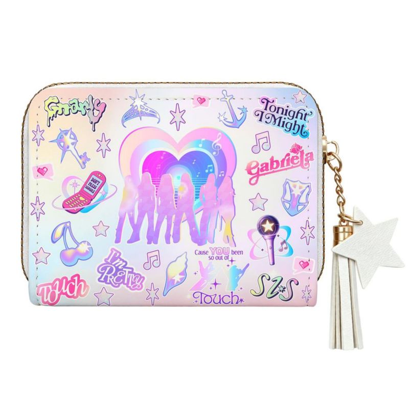 Billetera Repnalm 10 cm x 8 cm x 6 cm con borla de estrella