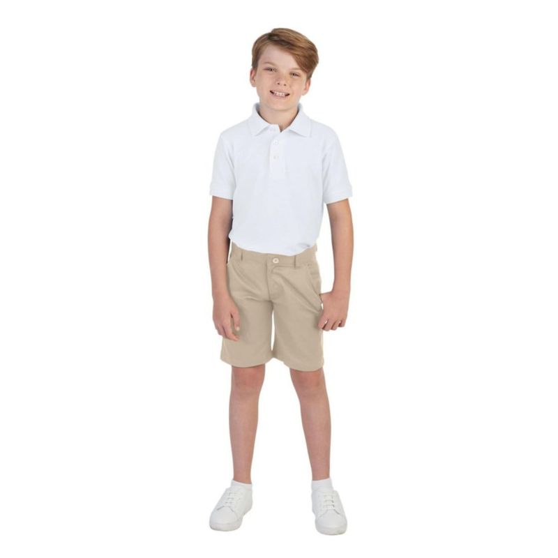 Camiseta Polo Unisex French Toast 1012H Blanca