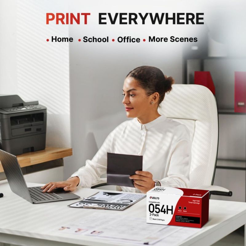 Tóner SUDLTO 054H negro 2 unidades para Canon MF642Cdw