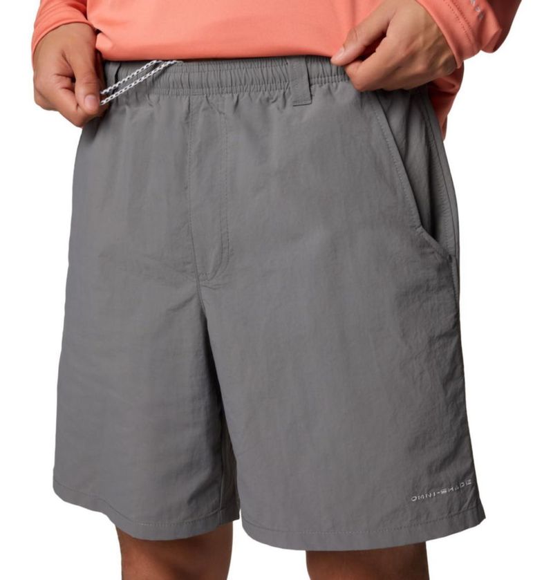 Shorts de baño Columbia PFG Backcast IV gris de secado rápido