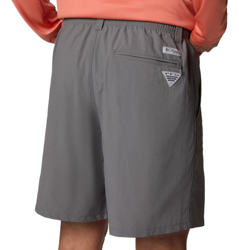 Shorts de baño Columbia PFG Backcast IV gris de secado rápido