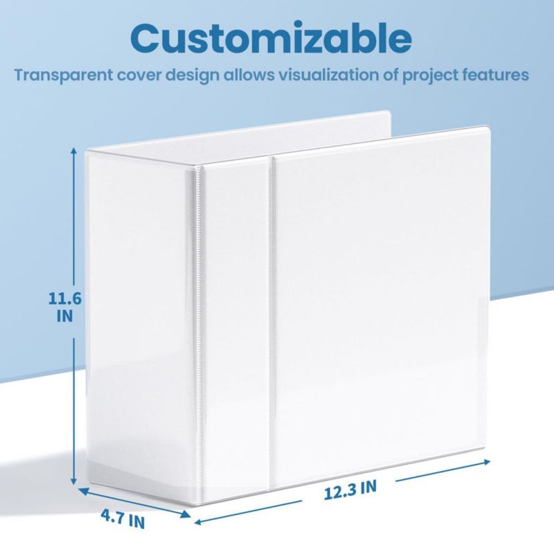 Carpeta SUNEE 13 cm 3 anillas blanca (1 unidad)
