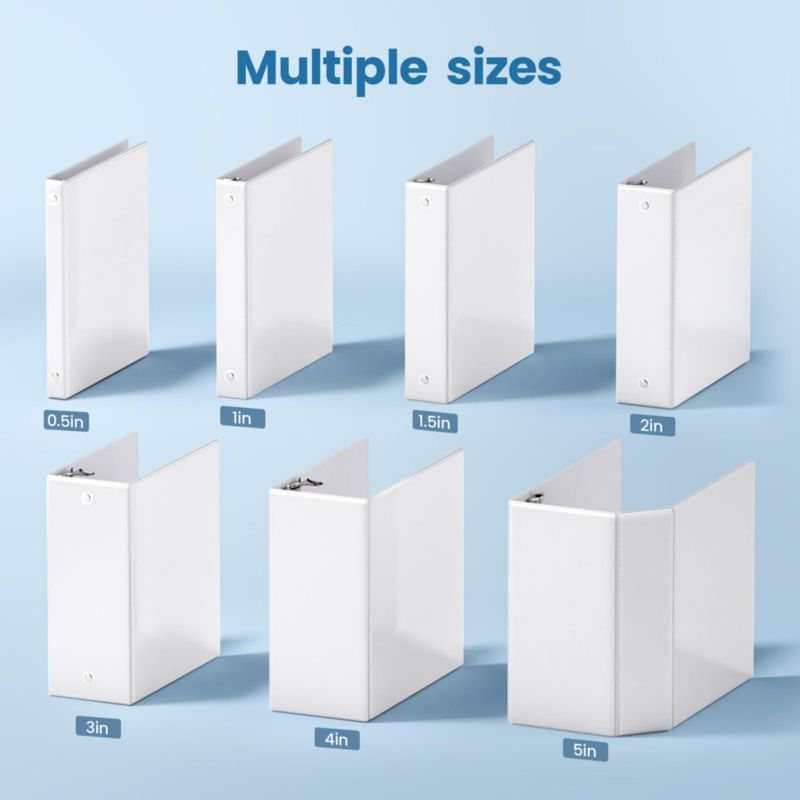 Carpeta SUNEE 13 cm 3 anillas blanca (1 unidad)