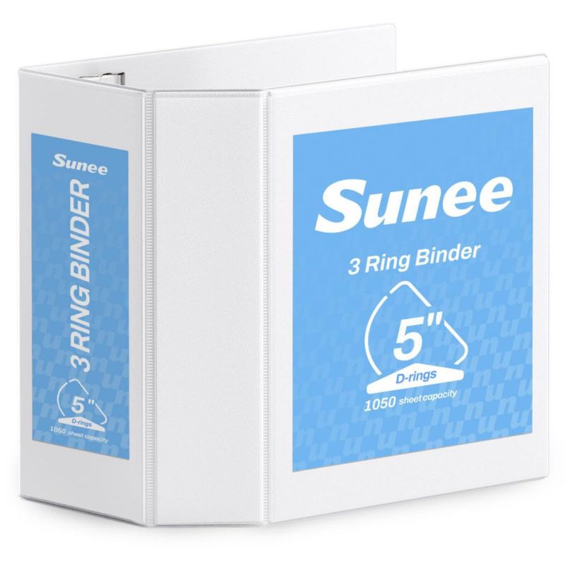 Carpeta SUNEE 13 cm 3 anillas blanca (1 unidad)
