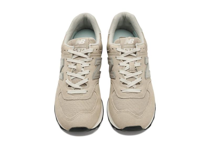 Zapatilla New Balance 574 Beige/Blanco NB Mujer Talla 9 B