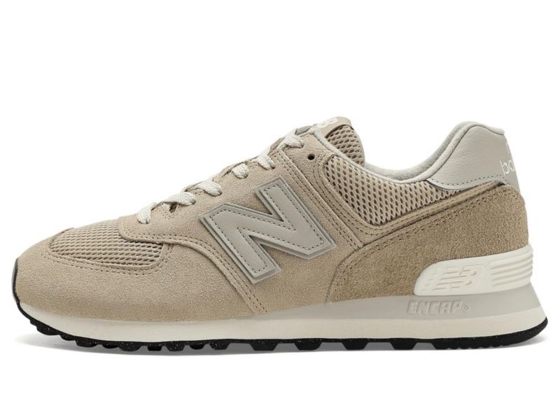 Zapatilla New Balance 574 Beige/Blanco NB Mujer Talla 9 B
