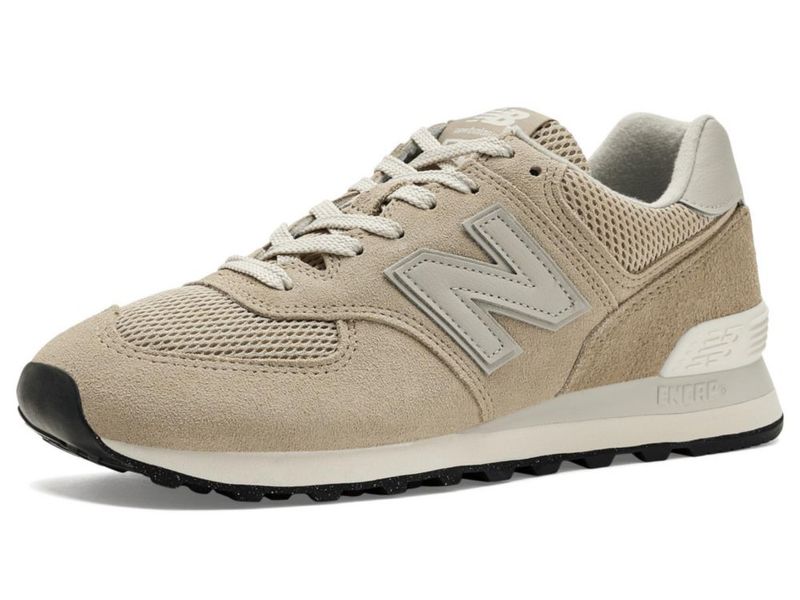 Zapatilla New Balance 574 Beige/Blanco NB Mujer Talla 9 B