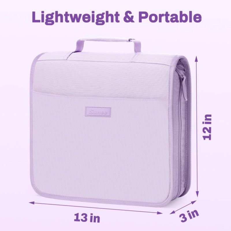 Carpeta SUNEE 38 cm 325 pág. Lavanda con anilla de 1.5"