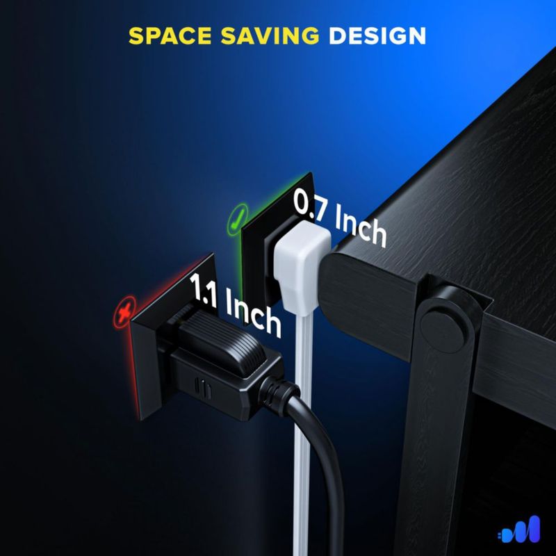 Cable de extensión Maximm 9 m 14/3 AWG con enchufe plano de una toma