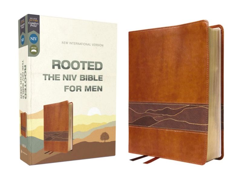 Biblia Zondervan NVI para Hombres con Cubierta de Cuero Suave Marrón