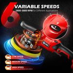 Pulidora de coche SILVEL inalámbrica 24 V 2×2000 mAh 5 pulgadas
